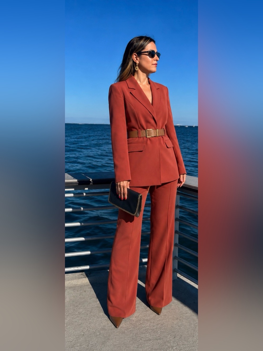 VIRAL NEW ZARA ( TWO PIRCE SET ) BELTED BLAZER AND PANTS SIZE M
🚨NO DISCOUNT